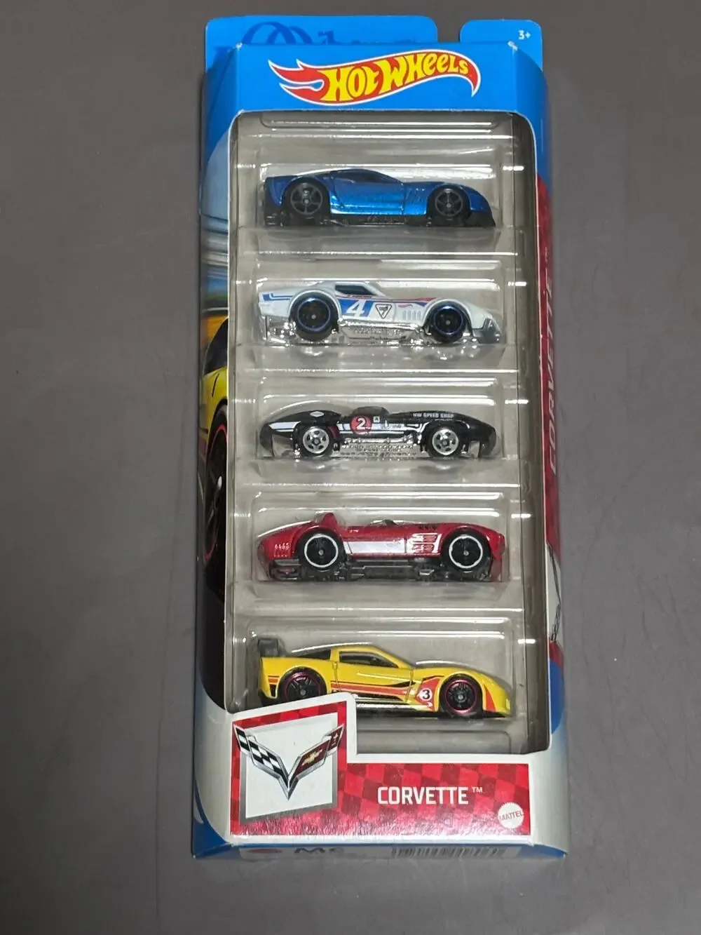 Hot Wheels 2021 Corvette 5 Vehicle Gift Pack #GTN35 1:64 Scale Diecast